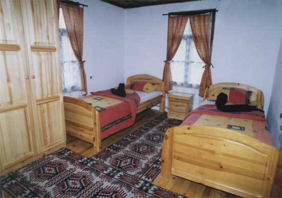 une des chambres à coucher